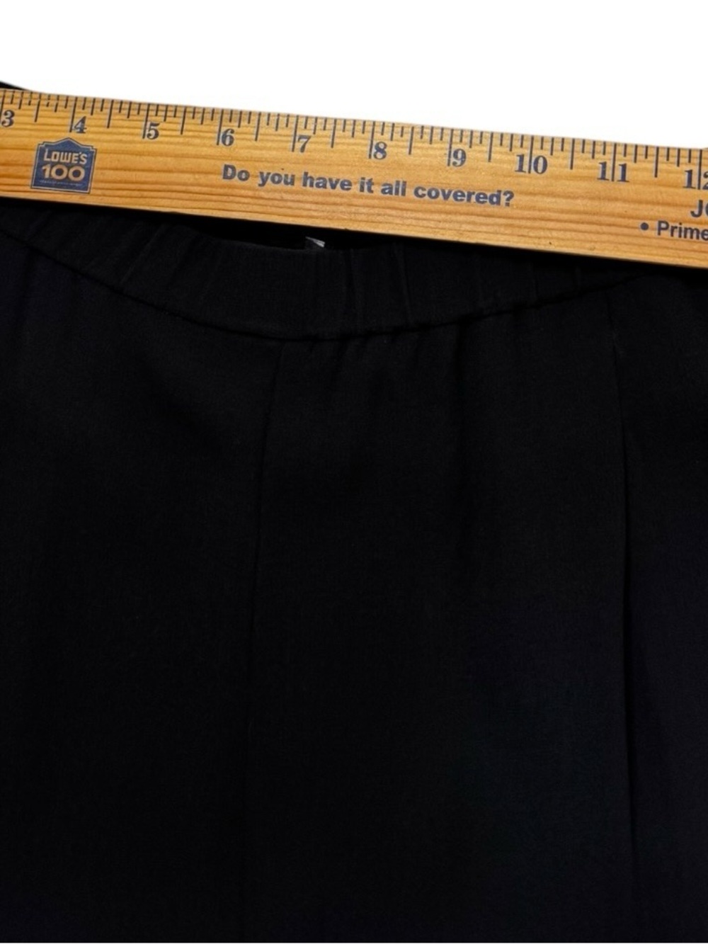 Eileen Fisher Solid Black 100% Silk Georgette Pull-On Tapered Pants Size Small P - Picture 5 of 5
